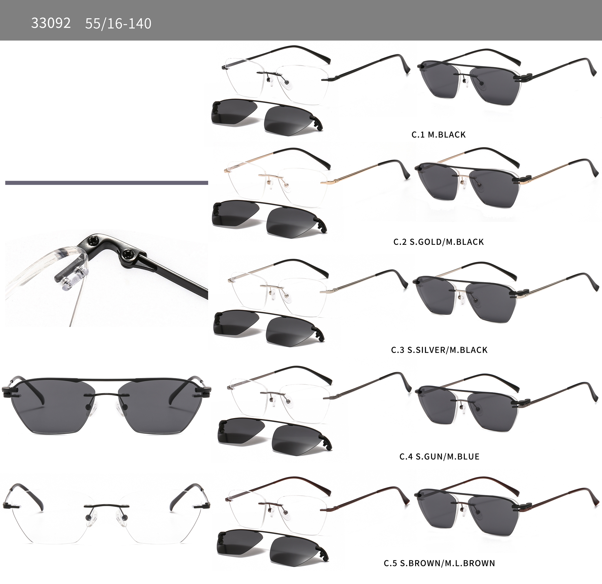 DP33092 romless Stainle